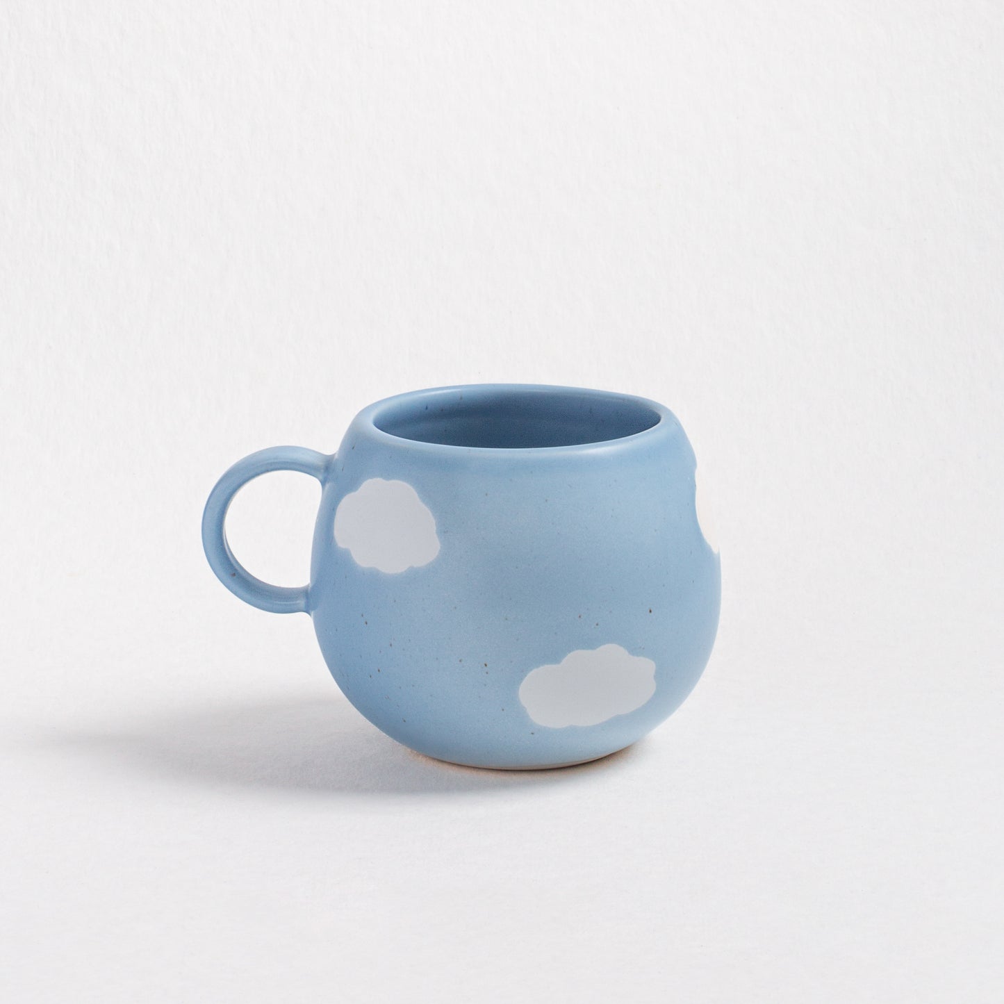 Satin Blue Cloud Mug | Blue Coffee Mug | Eggbackhome