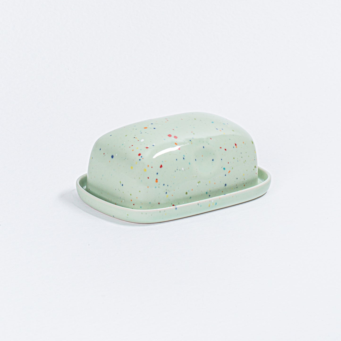 Green Butter Dish | Party Butter Dish | Egg Back Home
