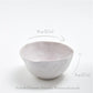 Nature Shape White Light Bowl | Pink Dinner Bowl | Egg Back Home