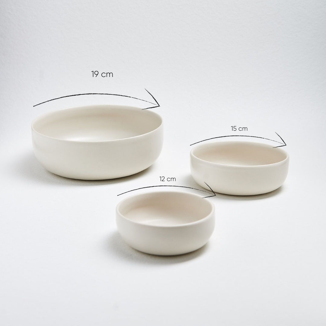 Bowl Trilogy Set | Bowl Ceramic Set | Eggbackhome